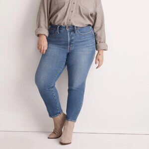 Madewell Curvy Wize 28W Stovepipe Jeans in Lenzing Ecovero